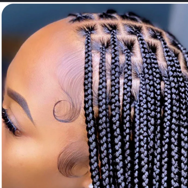 Knotless box braids small