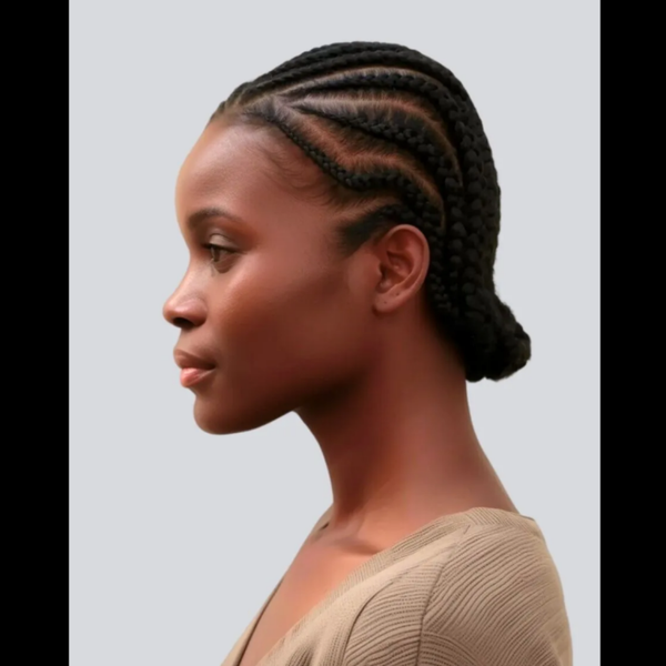 Cornrows/ Bantu knots