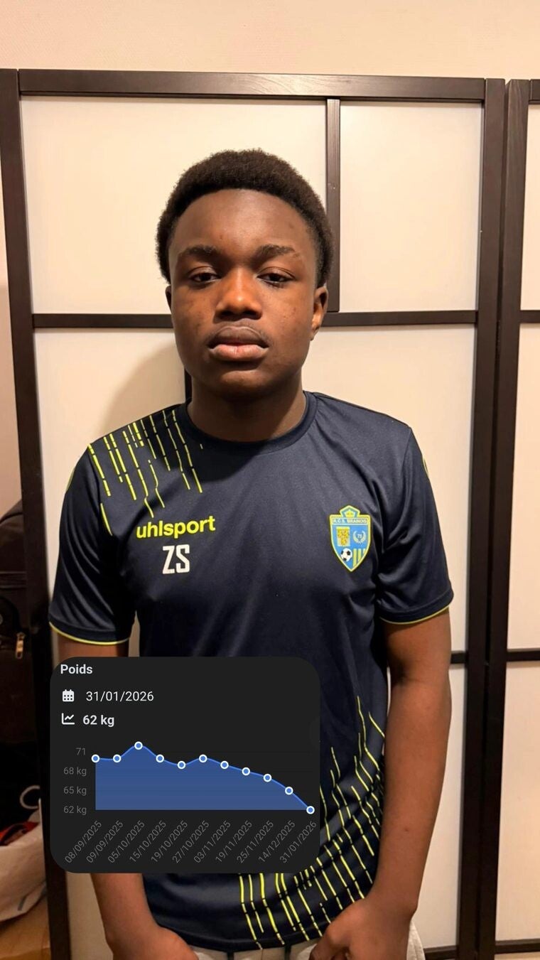 Zoé, joueur de foot, suivi BodyFitWithMe