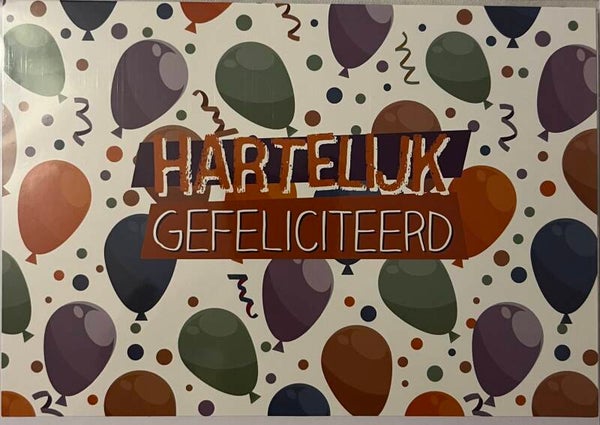 Hartelijk gefeliciteerd