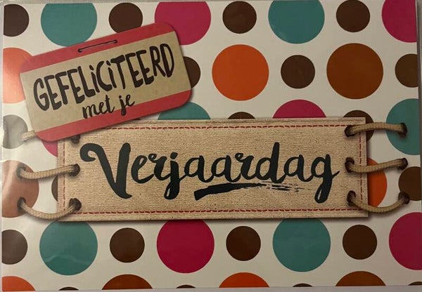 Gefeliciteerd met je verjaardag