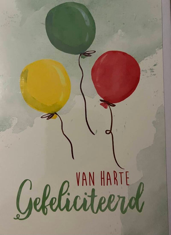 Van harte gefeliciteerd