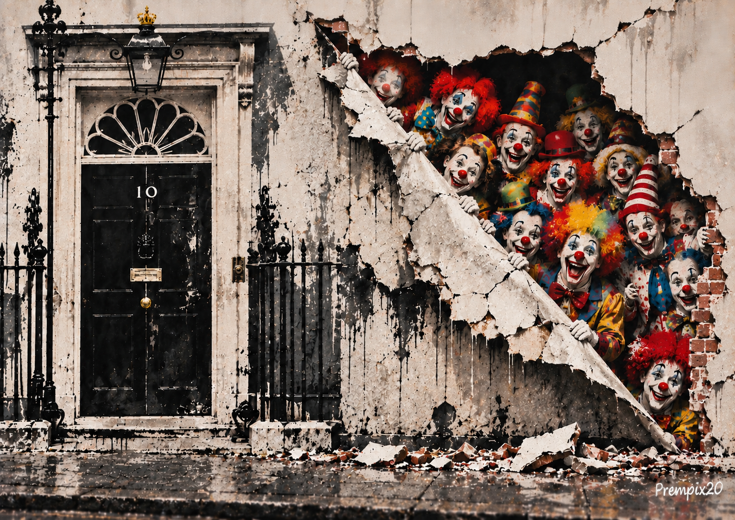 Clowning street