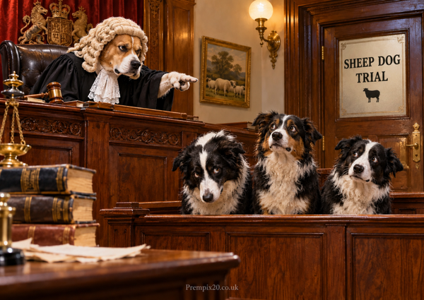 Sheep dog trial