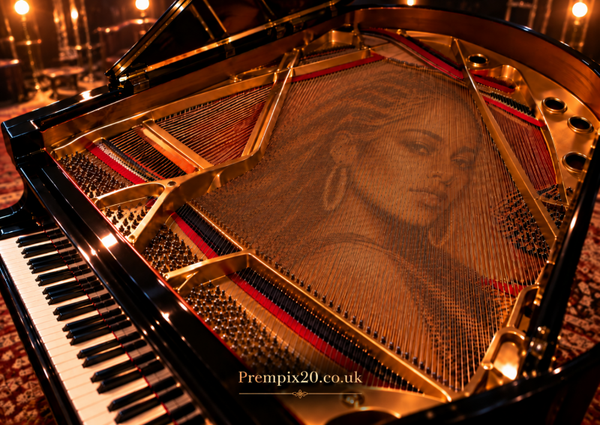 Keys on a piano
