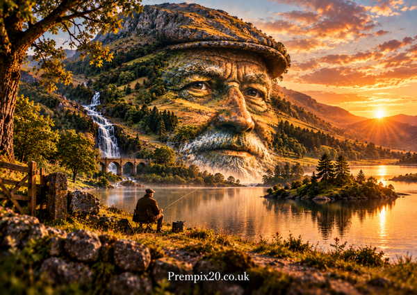 Old man in the woods