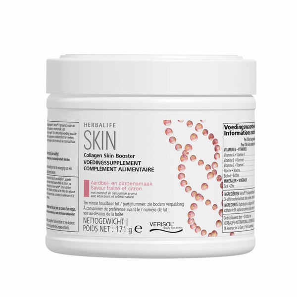 076K Collageen Skin Booster Voedingssupplement Aardbei- en citroensmaak 171g