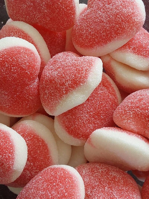 Cœur double rouge et blanc 100 g