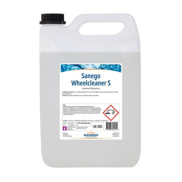Wheelcleaner Surt rengörningsmedel 5 liter