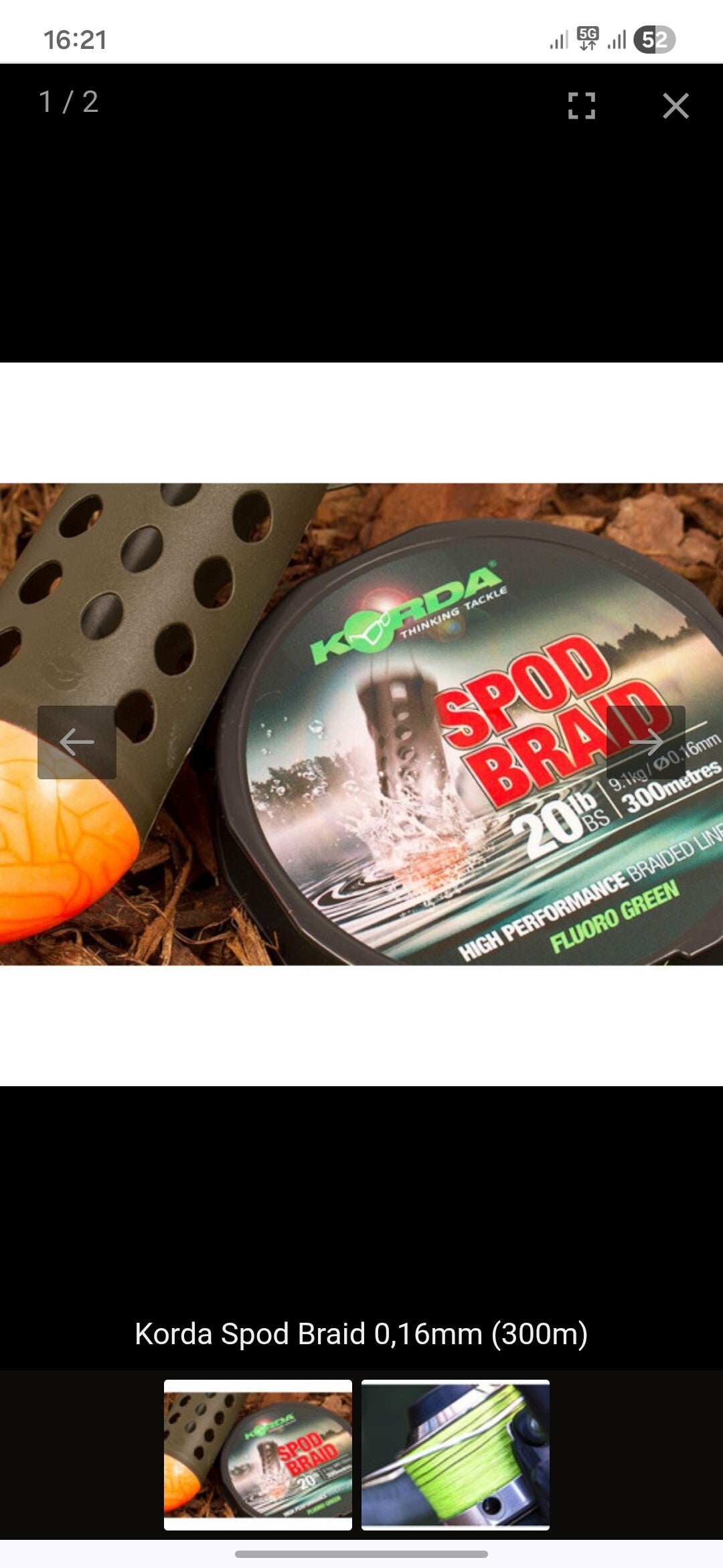 Korda spod braid 300m