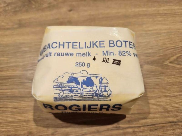 Ambachtelijke boter 250g - ongezouten