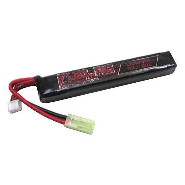 Fuel rc batteria lipo stick 1300mha 11.1v 20c tamya