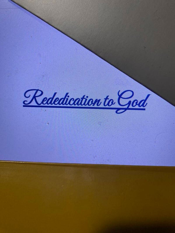 Rededication to God FREE Course
