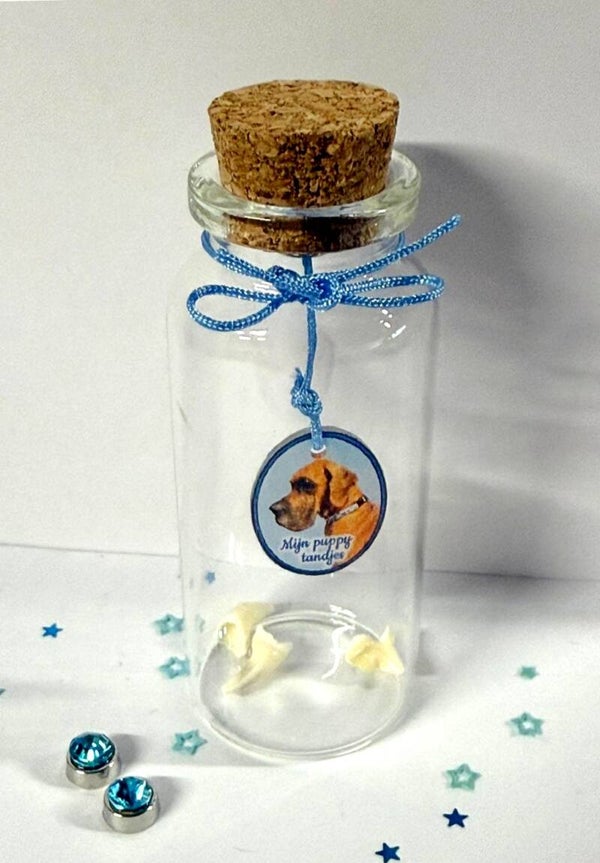 Glazen herinneringsflesje