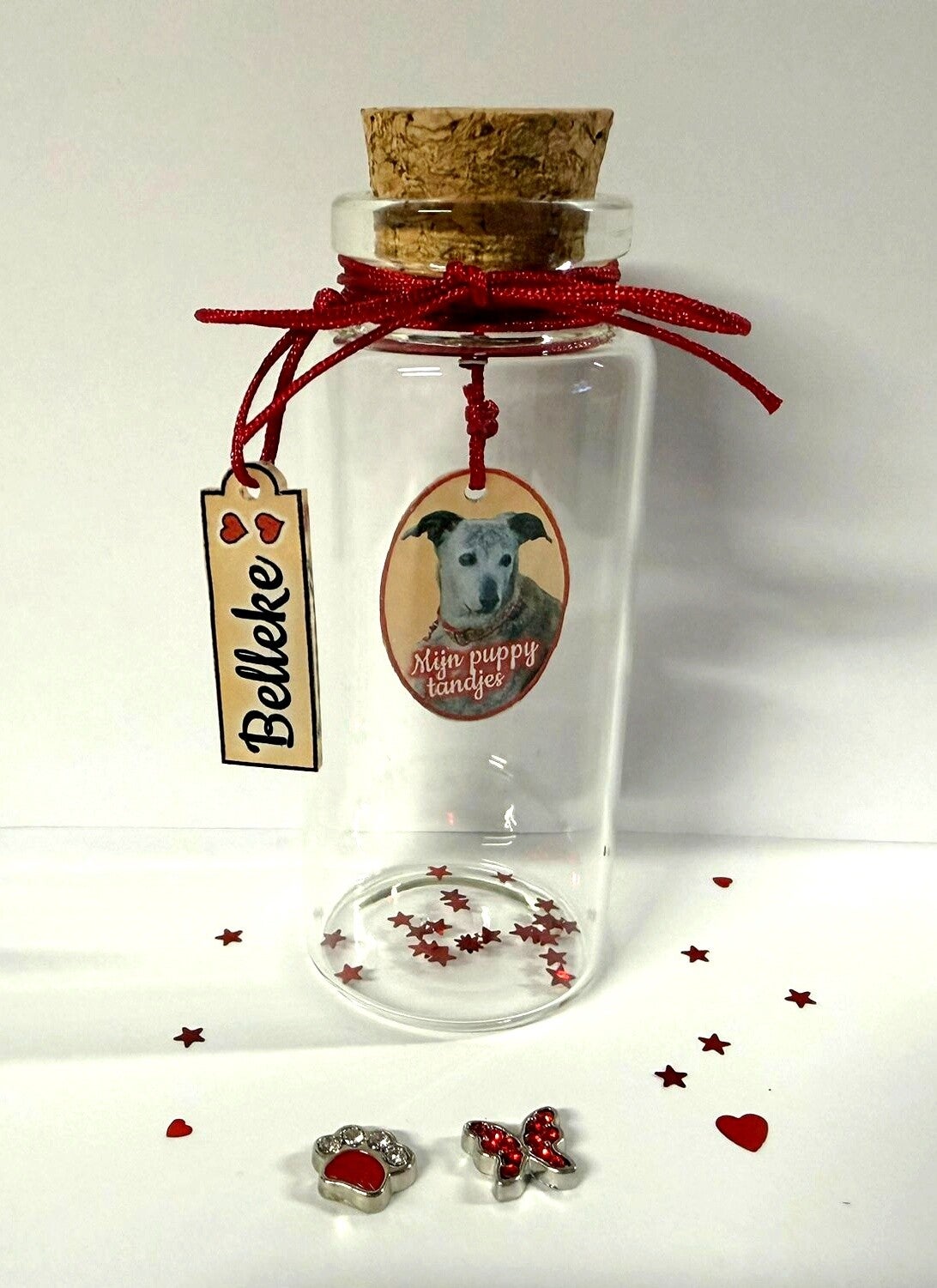 Glazen herinneringsflesje