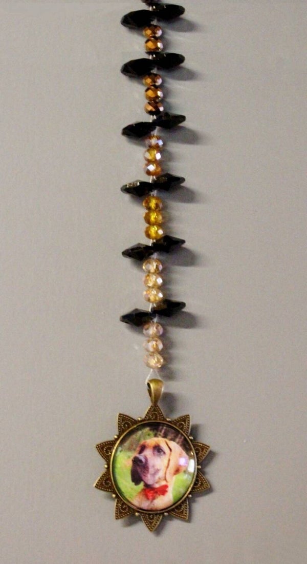 Blinghanger met foto