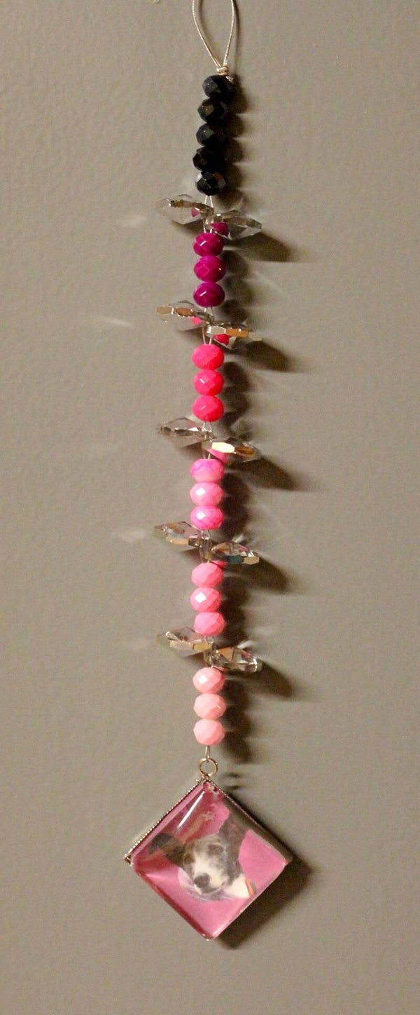 Blinghanger met foto