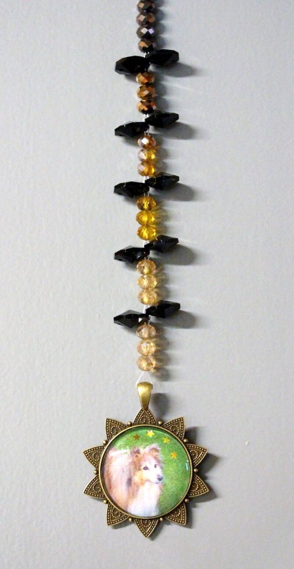 Blinghanger met foto