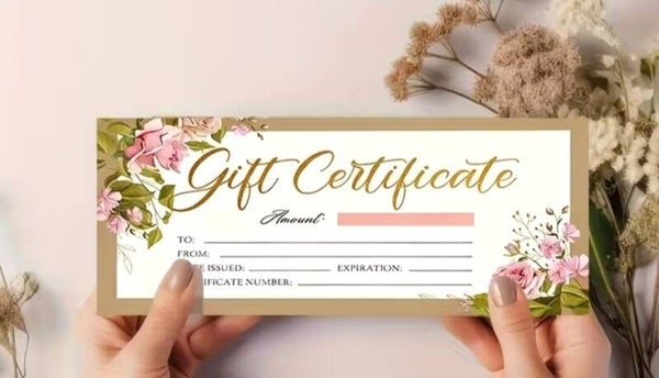 Gift Certificate $20.00 Amount