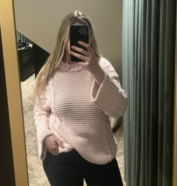 Kabel Sweater - Pink