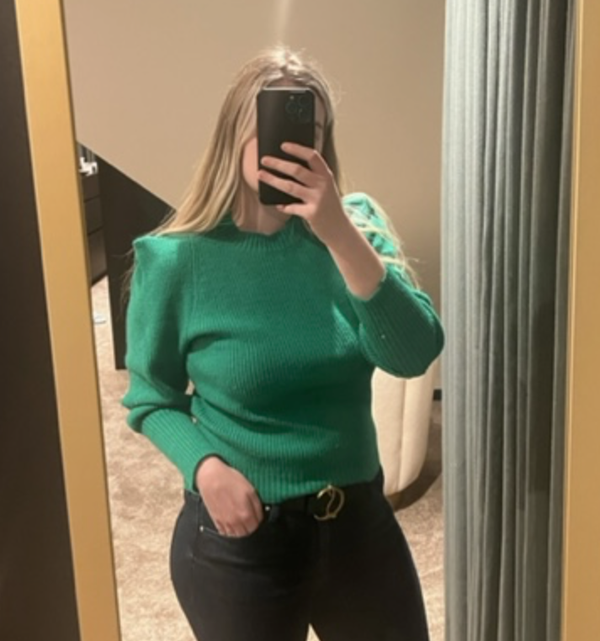 Shoulder Sweater - Green