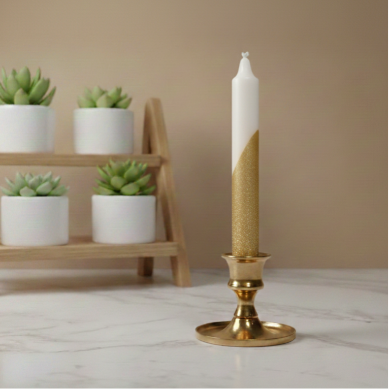 Dinerkaars Goud/wit
