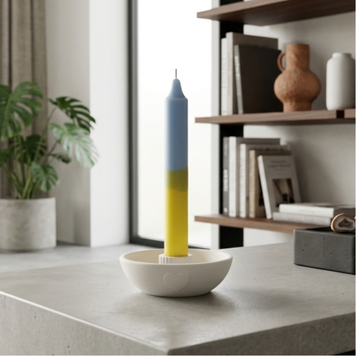 Kandelaar met hartje