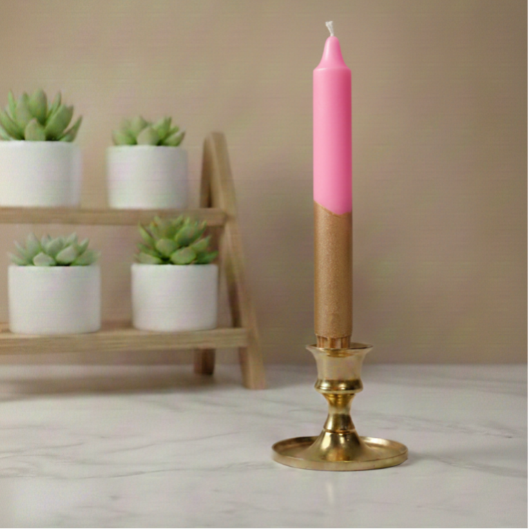 Dinerkaars Neon roze/goud