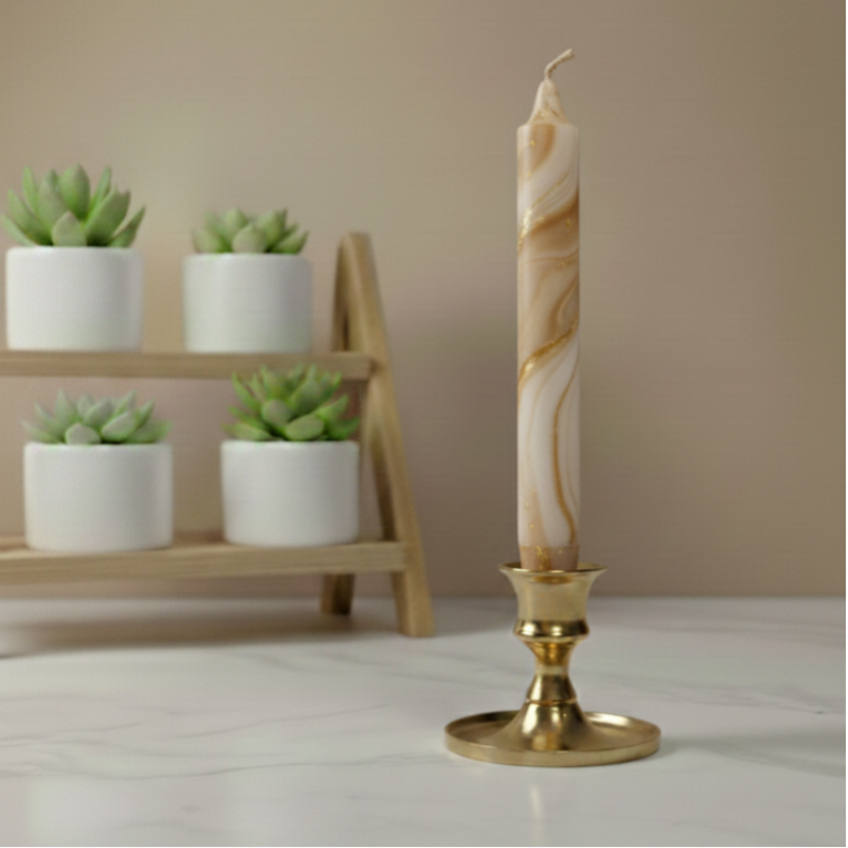 Dinerkaars Marble | Grijs, wit, goud