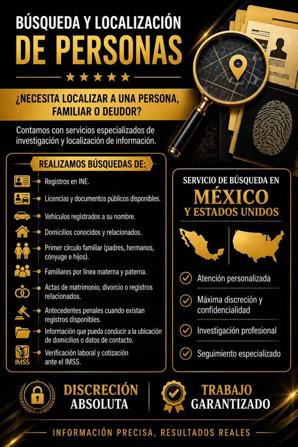 BUSQUEDA DE PERSONAS