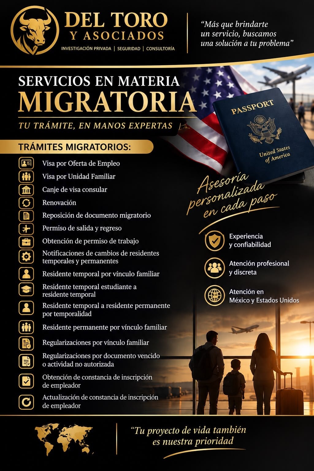 SERVICIOS EN MATERIA MIGRATORIA