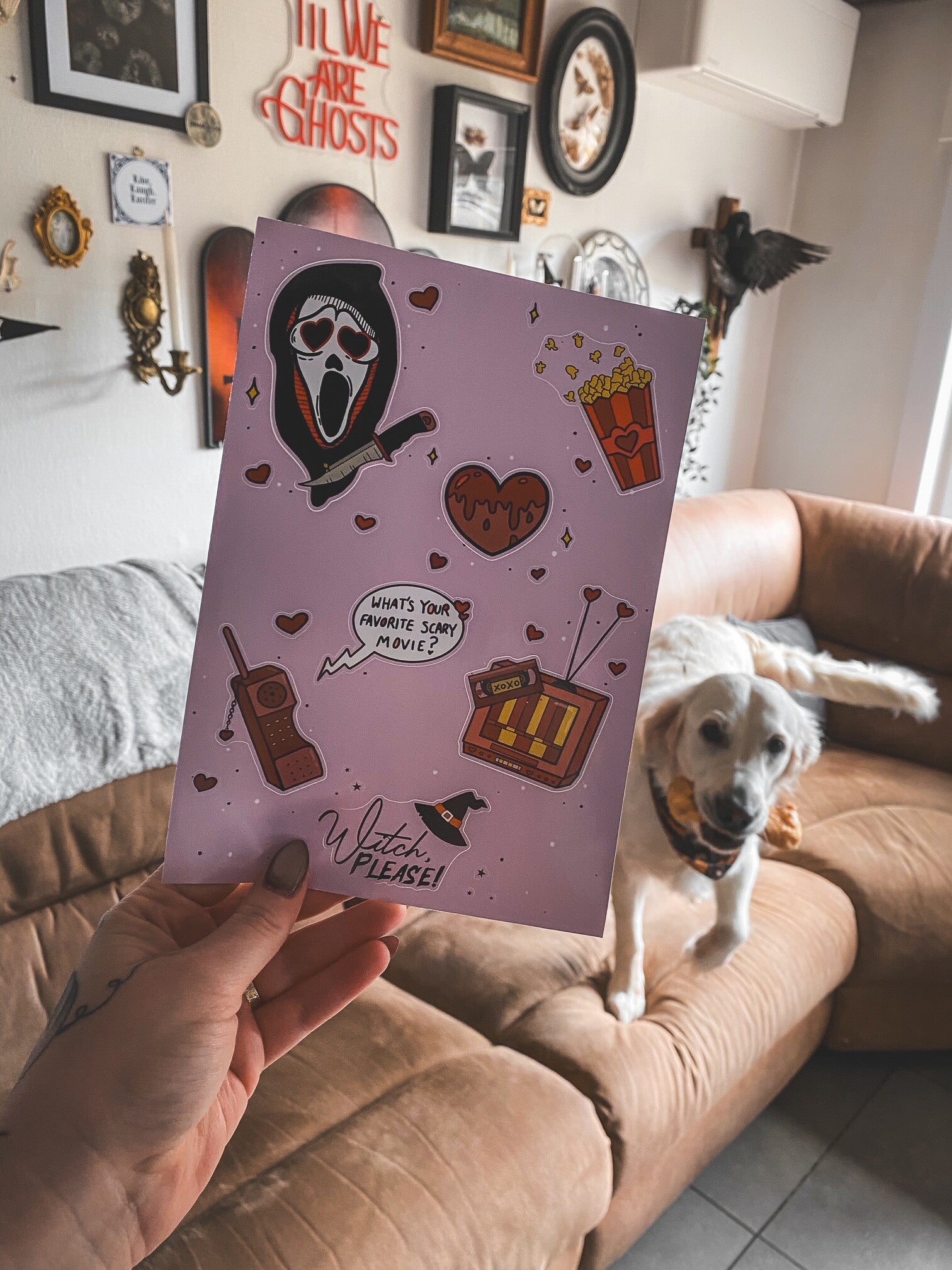 Scream - A5 sticker sheet