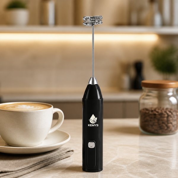 milk/ coffee  frother -Black