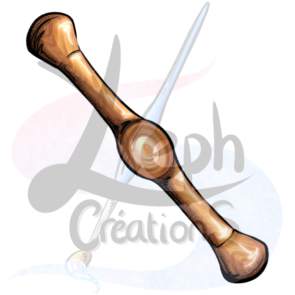 🥋 Taiji Bang 2 – Bâton sculpté