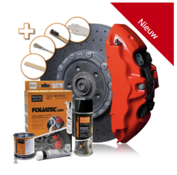 foliatec remklauw lak set racing rosso