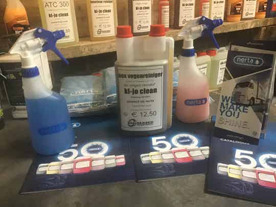 velgenreiniger nerta NOX  zure reiniger   1 liter incl sprayfles