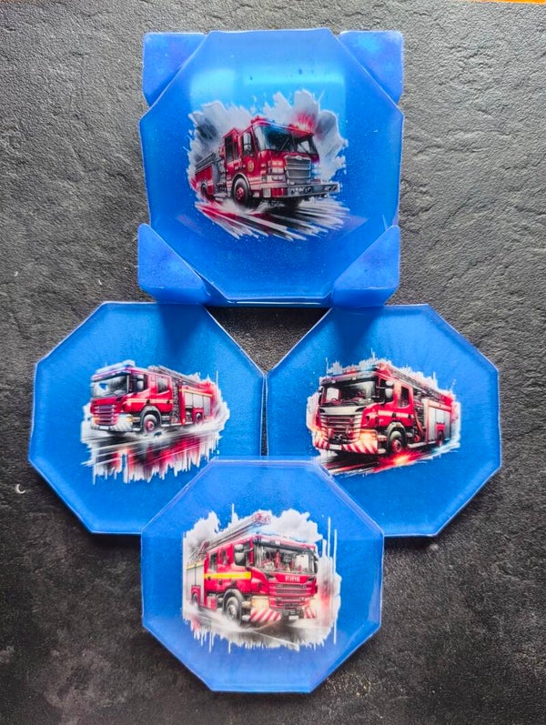 Dessous de verre en résine