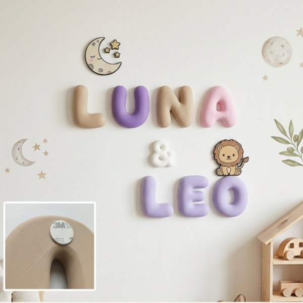 Lettere Bubbles Personalizzate