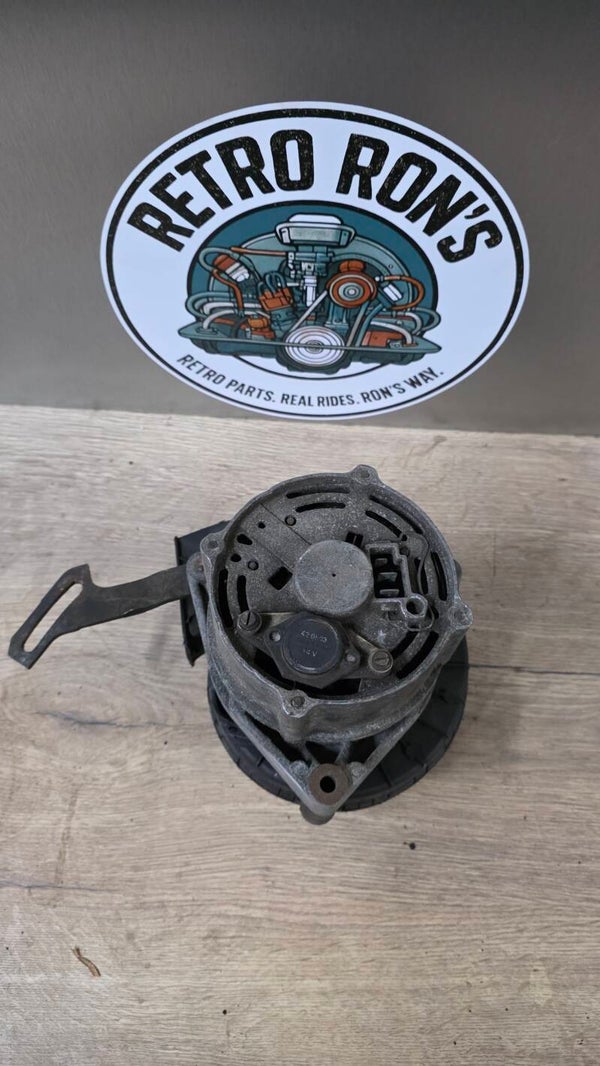 VW T25 alternator with fan shroud