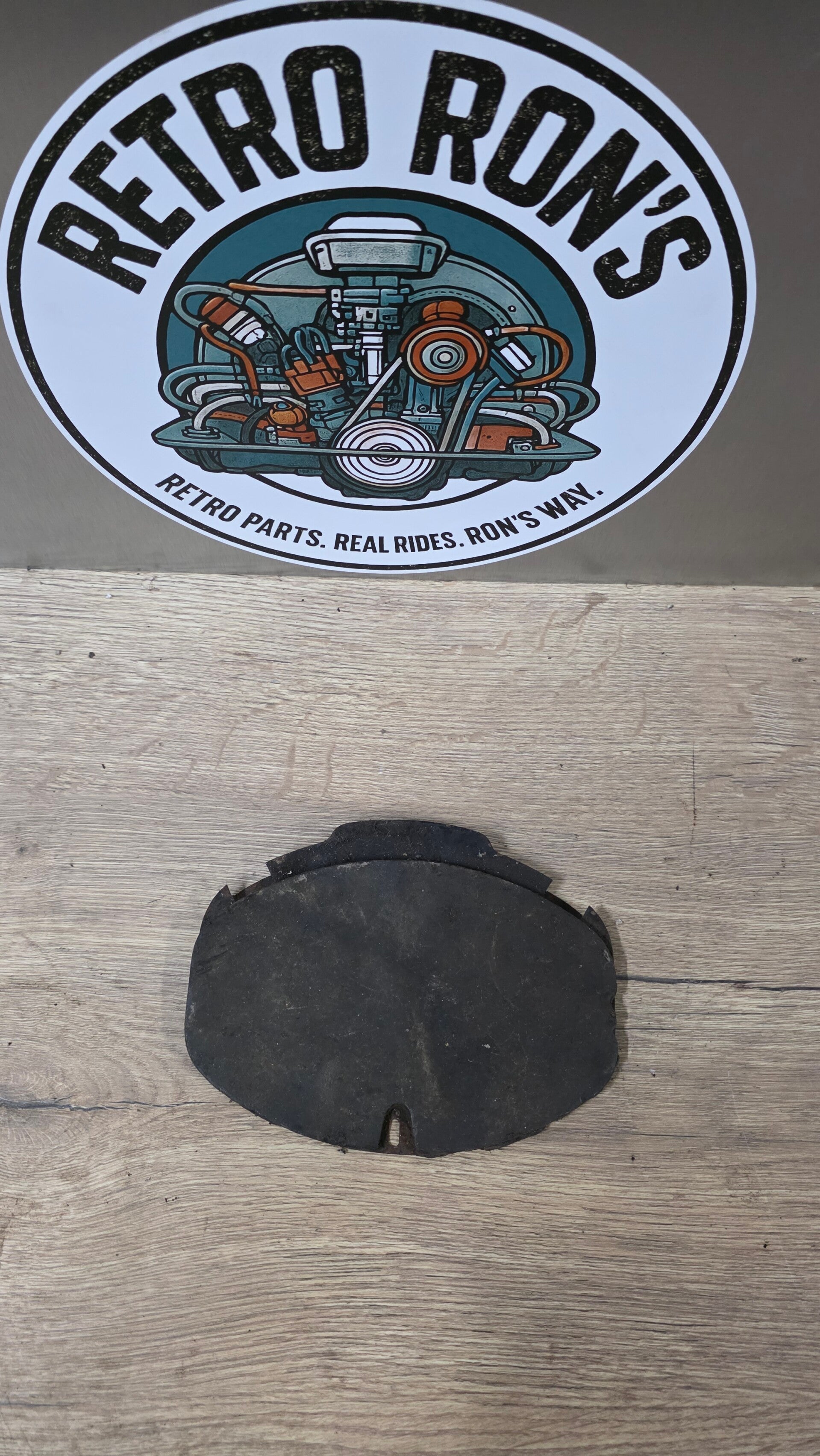 Classic beetle rear tunnel inspection plate