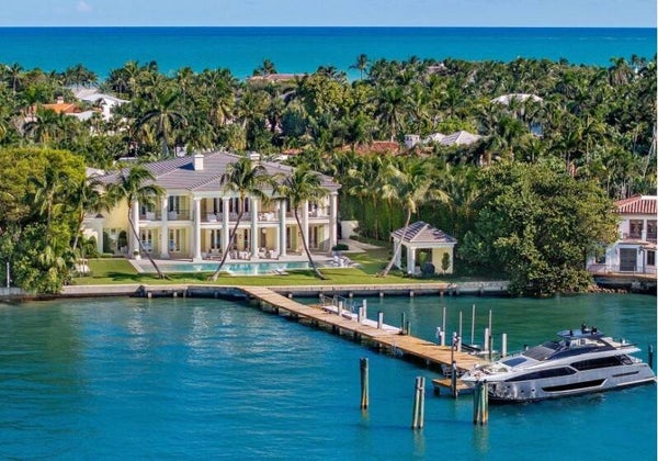 RECENTLY RENOVATED WATEFRONT MANSION/  PALM BEACH