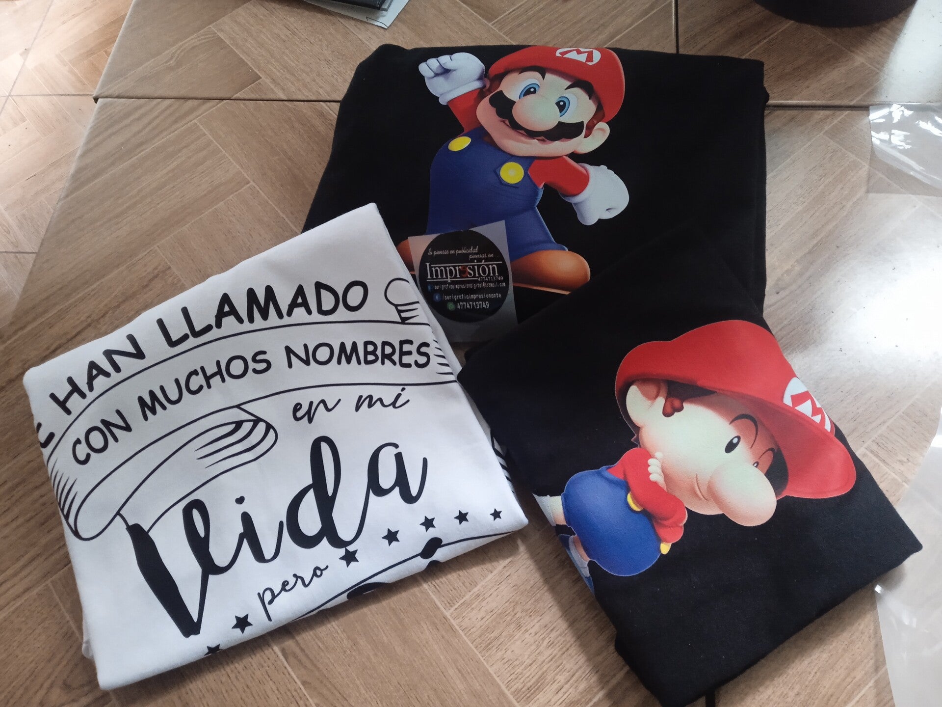 Playera personalizada adulto manga corta