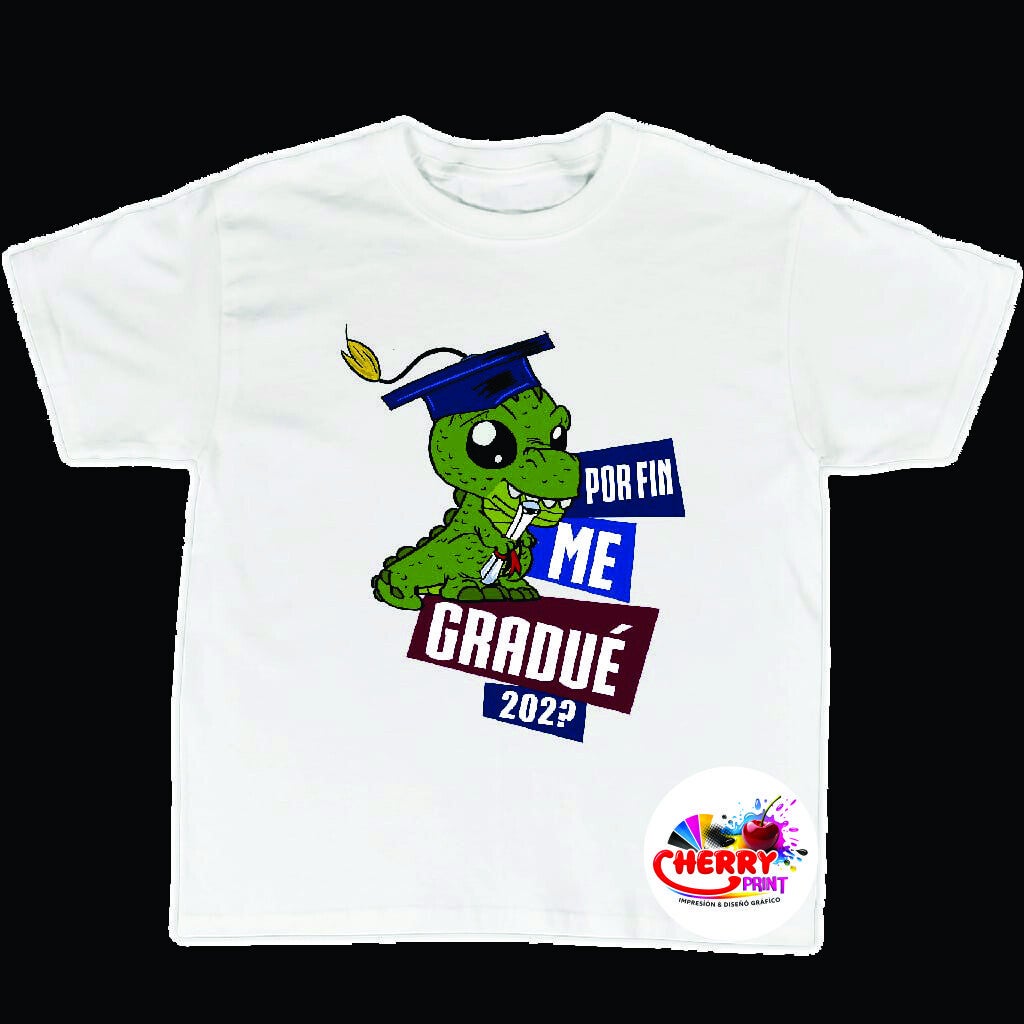 Playera para graduación