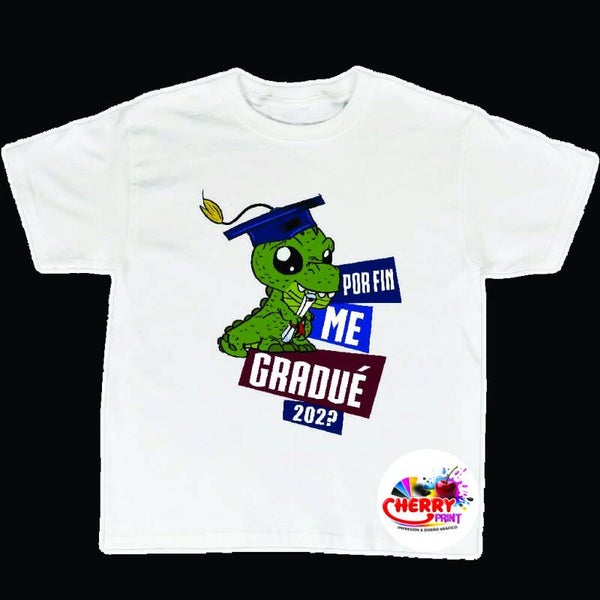 Playera para graduación