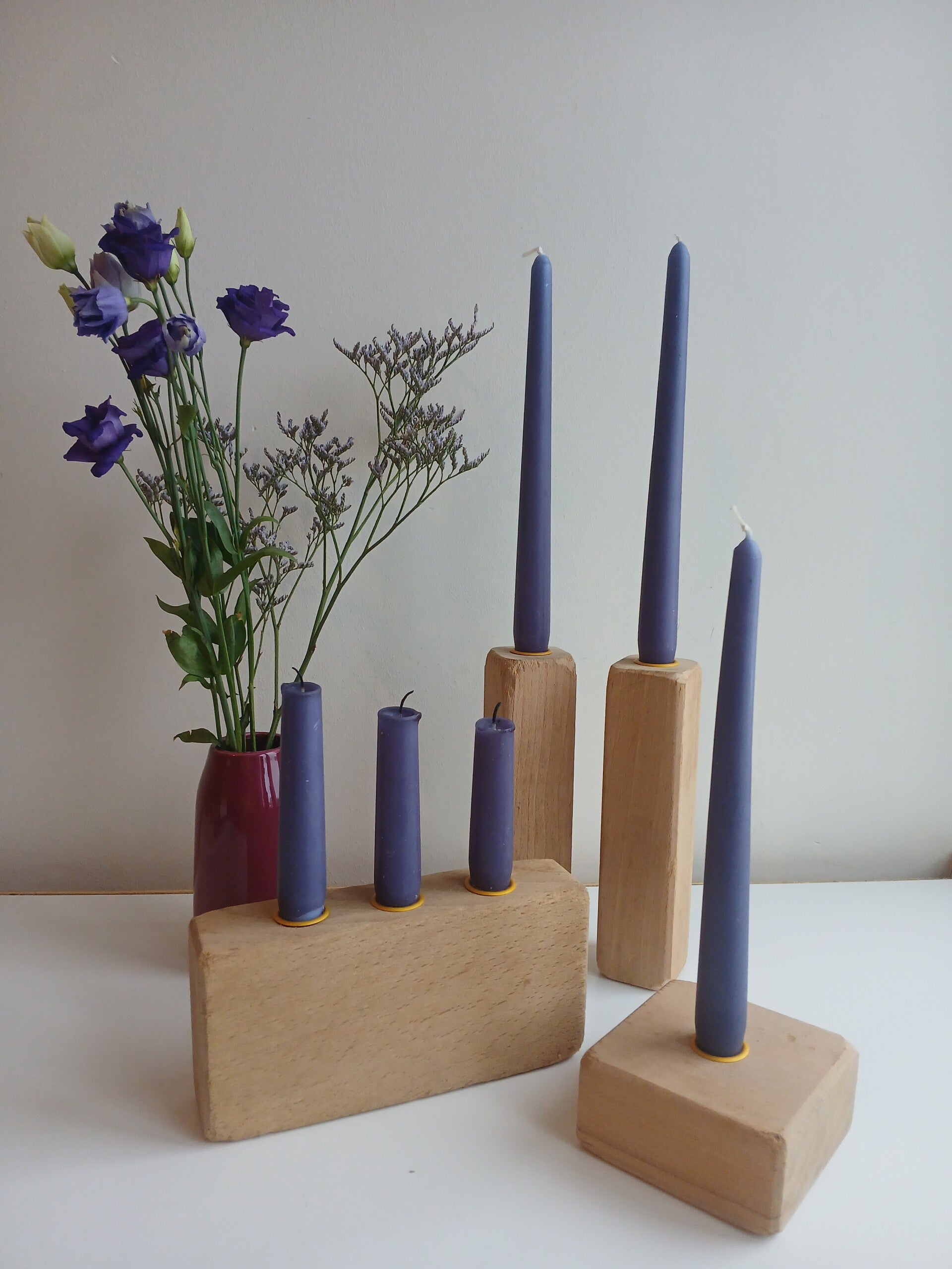 Candle Set - Vintage blocks