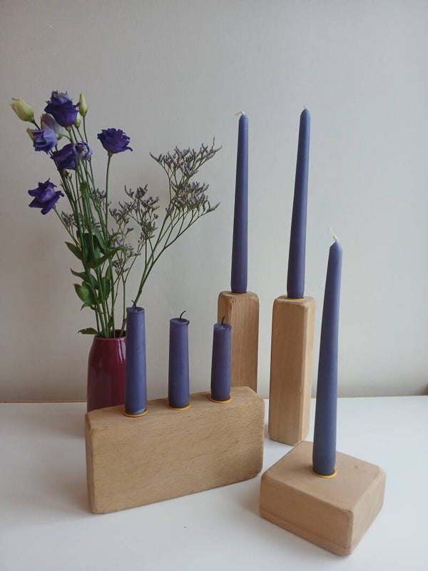Candle Set - Vintage blocks