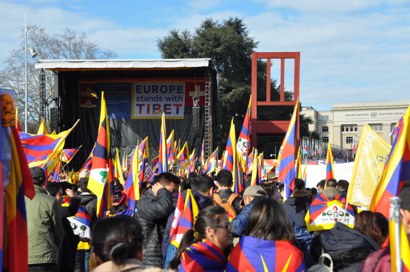 Europe Stands with Tibet - 2018 Genève