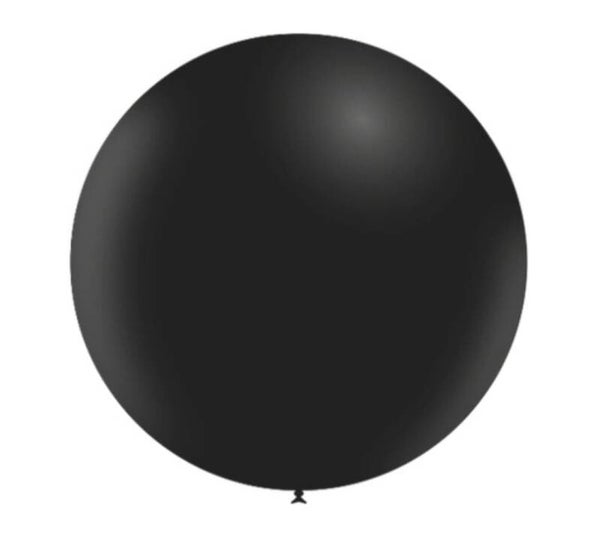 LRTBZ1 Latex reuze / top ballon zwart 60 cm