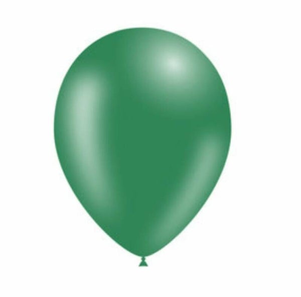 LGR4 Latex metallic donker groen ballonnen