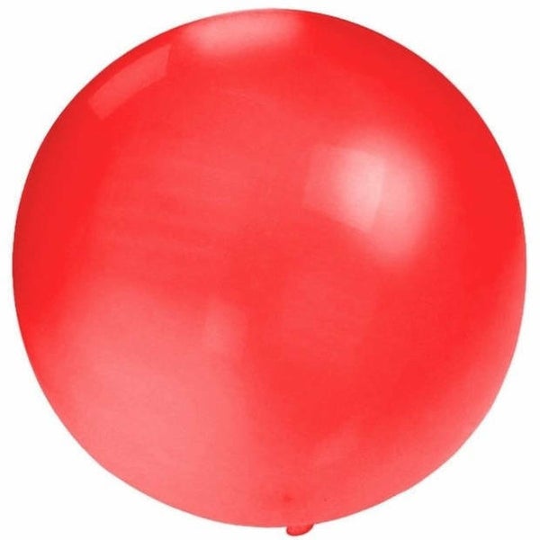 LRTBRO1 Latex reuze / top ballon rood 90 cm